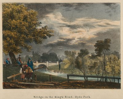 Pont sur Kings Road, Hyde Park, Londres - English School