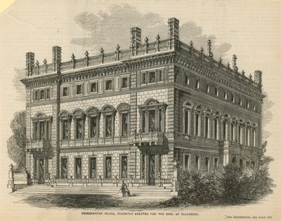 Bridgewater House, récemment érigée pour le comte d