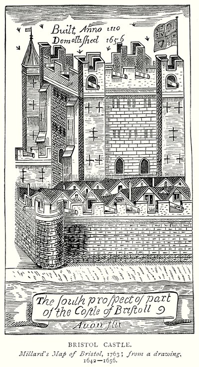 Château de Bristol (gravure) - English School