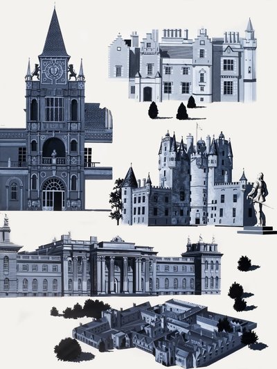 Les demeures majestueuses de la Grande-Bretagne - English School
