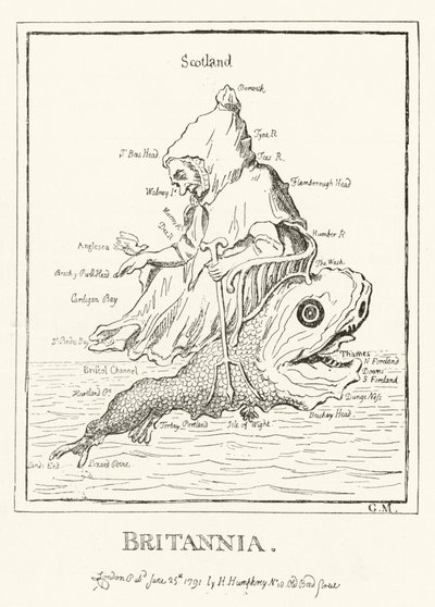 Britannia, carte de l