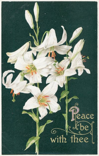 Carte de Pâques britannique - English School