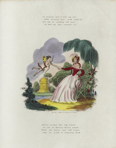 Carte de Saint-Valentin britannique avec une image d