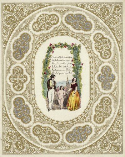 Carte de Saint-Valentin britannique avec une image d