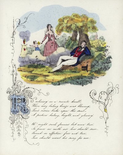 Carte de Saint-Valentin britannique avec une image d