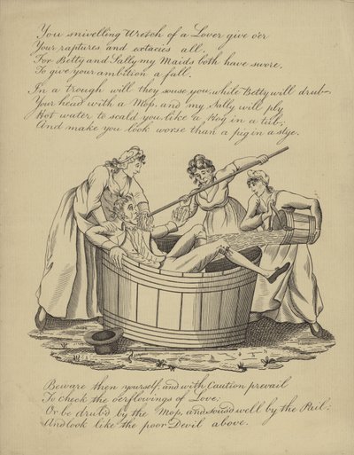 Carte de Saint-Valentin britannique avec une image d