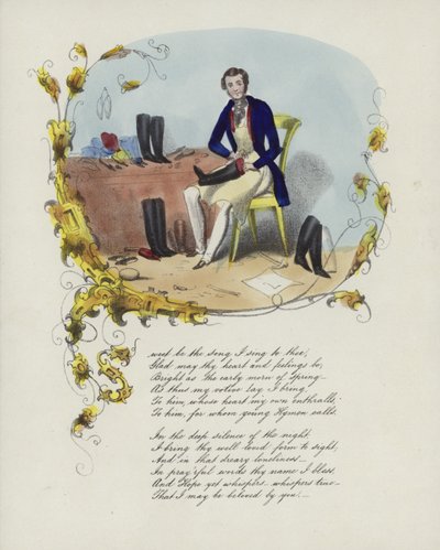 Carte de Saint-Valentin britannique avec une image d