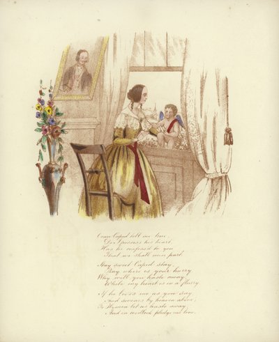 Carte de Saint-Valentin britannique avec une image d