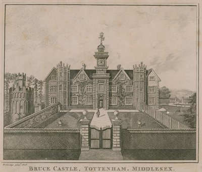 Bruce Castle, Tottenham, Londres; une vue prise en 1686 - English School