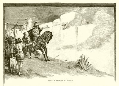 Brutus devant Xanthus - English School