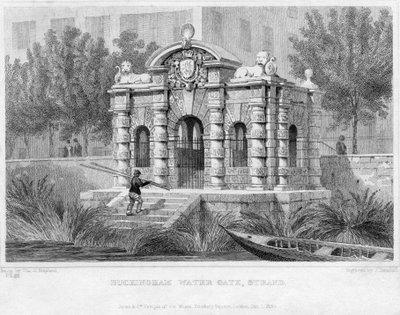Buckingham Water Gate, Strand, 1830 - English School