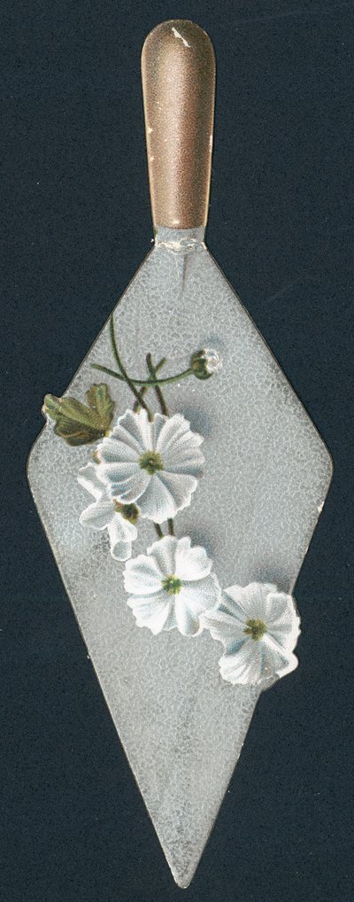 Truelle de maçon et fleurs - English School