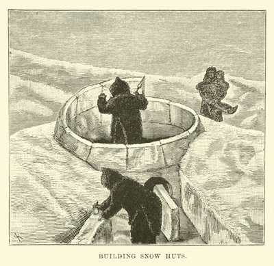 Construction de huttes de neige - English School