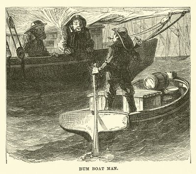 Homme de bateau de ravitaillement - English School