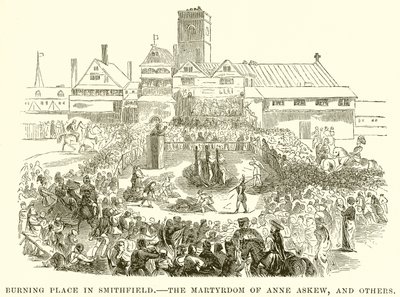 Palais en feu à Smithfield. Le martyre d