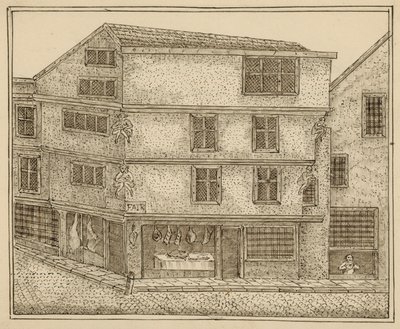 Boucher à Smithfield - English School
