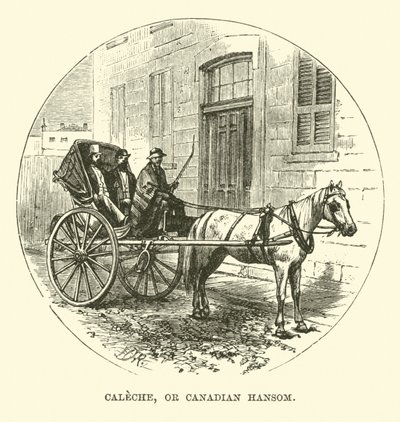 Calèche, ou Hansom canadien - English School