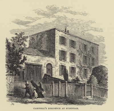 La résidence de Campbell à Sydenham - English School