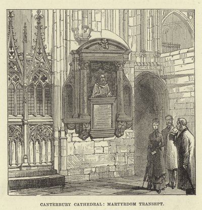 Cathédrale de Canterbury, transept du martyre - English School