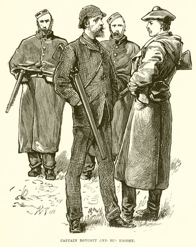 Le capitaine Boycott et son escorte - English School