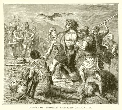 Capture de Teutobach, un chef gaulois gigantesque - English School