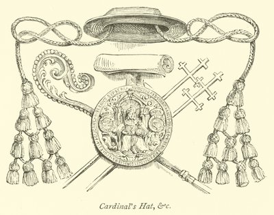 Chapeau de Cardinal, etc. - English School