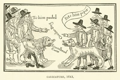 Caricature, 1643 - English School