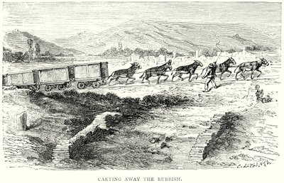 La charrette à ordures (gravure) - English School