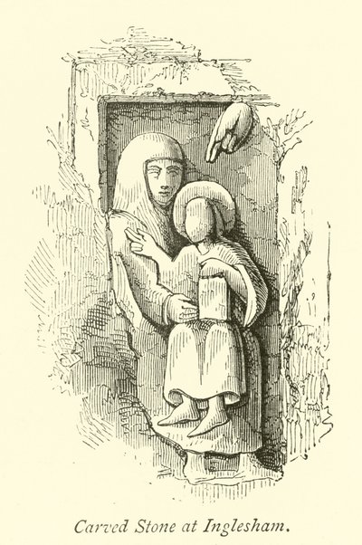 Pierre sculptée à Inglesham - English School