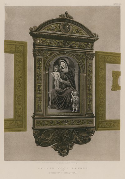 Cadres en bois sculpté - English School