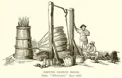 Coulée de boulets de canon - English School