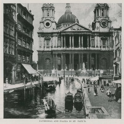 Cathédrale et Piazza di St Pauls - English School