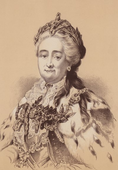 Catherine la Grande, impératrice de Russie - English School