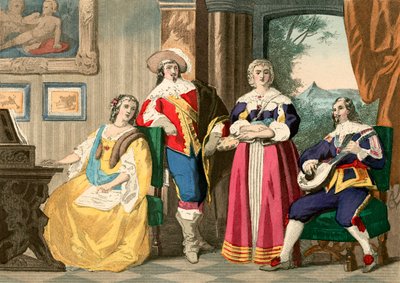 Costume de cavalier - English School