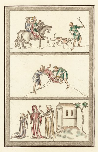 Cenelm, Roi de Mercie, chasse, meurtre du Roi, Abbesse, nonne et anachorète - English School