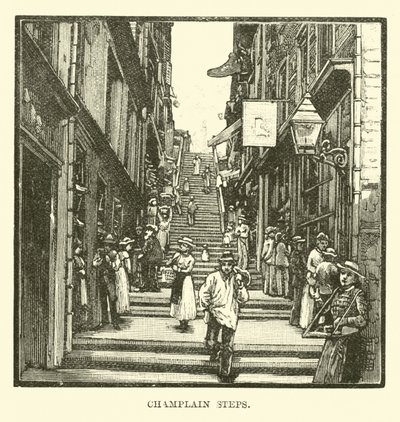 Les escaliers Champlain - English School