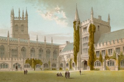 Chapelle et bibliothèque, Magdalen College--Oxford - English School