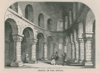 Chapelle dans la Tour de Londres - English School