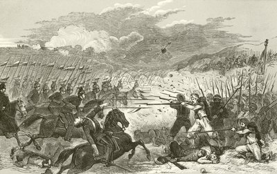 Charge des lanciers prussiens à Weissenburg - English School