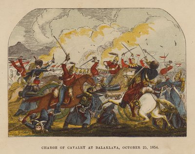 Charge de cavalerie à Balaklava, 25 octobre 1854 - English School