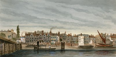 Chelsea depuis la rivière - English School