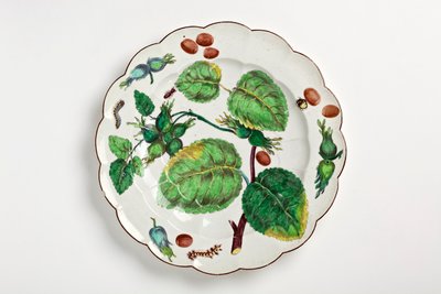 Assiette de Chelsea décorée d