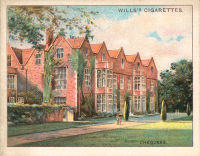 Chequers, Buckinghamshire (lithographie couleur) - English School
