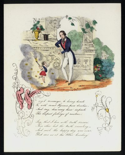 Chérubin livrant une lettre d