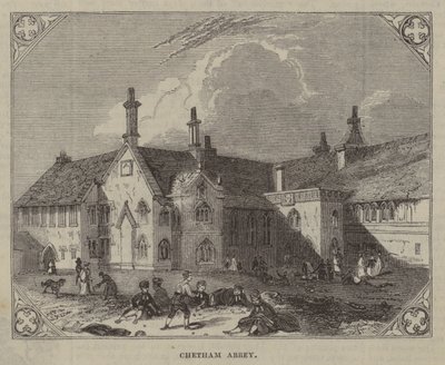 Abbaye de Chetham (gravure) - English School