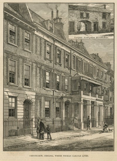 Cheyne Row où Thomas Carlyle a vécu - English School