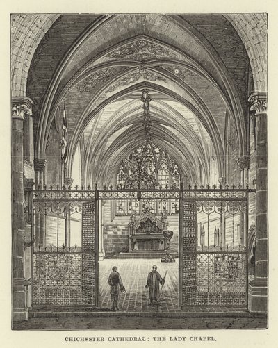 Cathédrale de Chichester, la chapelle de la Vierge - English School