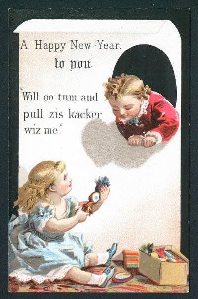 Enfants sur le point de tirer un pétard - English School
