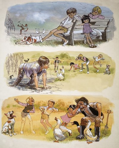 Enfants jouant montage - English School