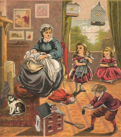 Enfants avec mère - English School